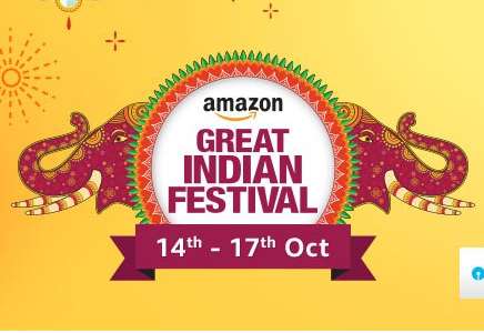 Amazon Great Indian Festival Sale 21th - 24th Sep 2017 + 10% Cashback With Amazon Pay & HDFC Cards