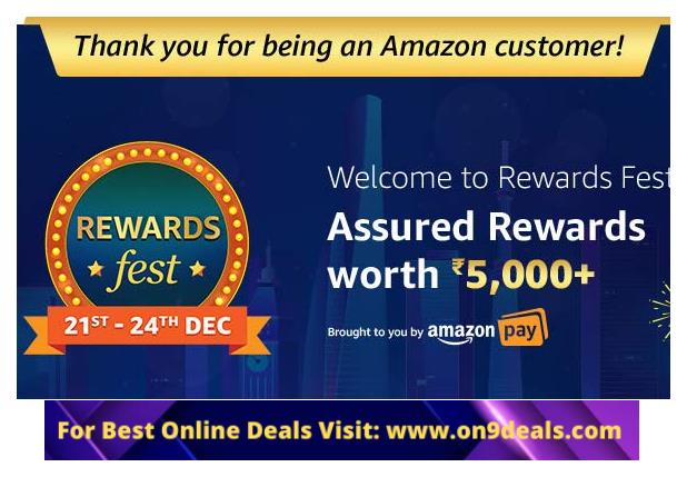 Amazon Rewards Fest Get Upto Rs.5000 Cashback Offers