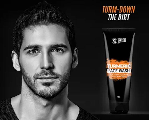 Beardo Turmeric Facewash for Men (100g) @ Rs.145 + Beardo De-Tan Facewash for Men
