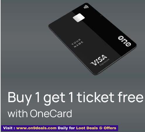 Bookmyshow - Buy One Ticket And Get One Free With OneCard