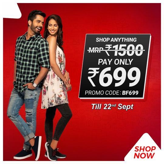 BrandFactoryOnline Buy For Rs.1500 Clothes Rs.699