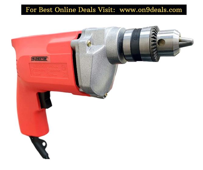 Cheston 10mm Powerful Drill Machine for Wall, Metal, Wood Drilling