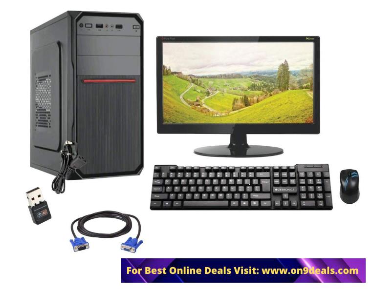Desktop Computer (Core I3 CPU / H55 Motherboard / 4GB DDR3 RAM / 15.6 inch Monitor/ WiFi / 500 GB)