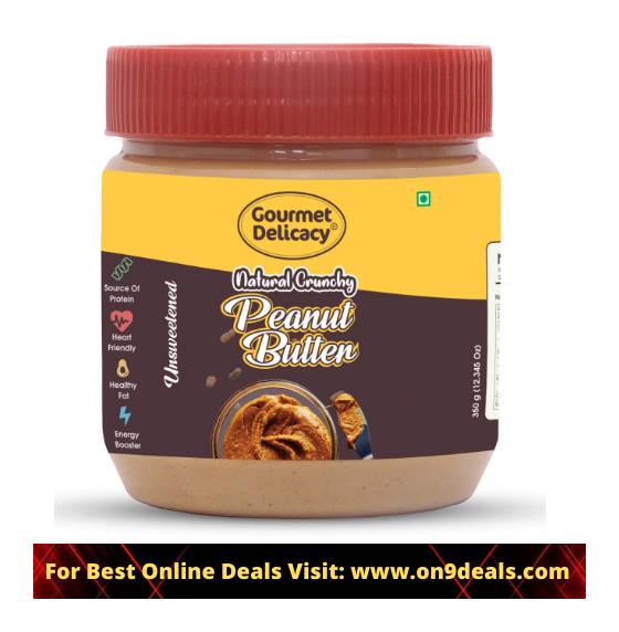 Gourmet Delicacy Creamy Peanut Butter (Gluten Free, Vegan), 500 g