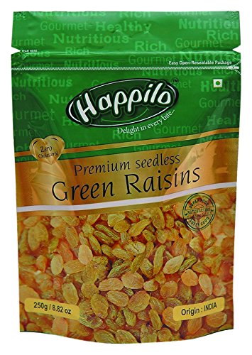 Happilo Premium Seedless Raisins, 250g (Pack of 2) + Free 200 Bookmyshow Movie gift voucher