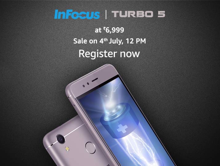 Infocus Turbo 5 Rs.6,999 - Amazon [Live @ 12PM 4th July]