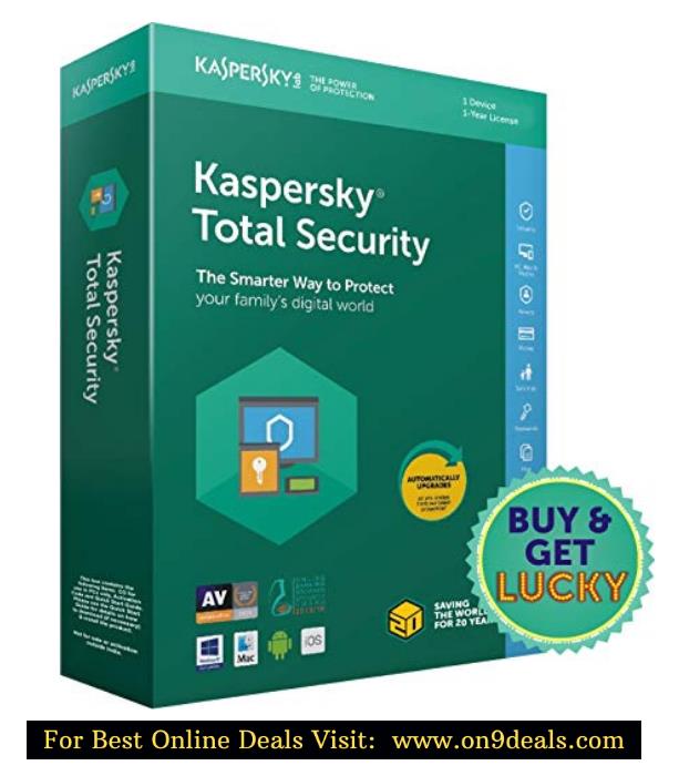Kaspersky Total Security- 1 Device, 3 Years (CD)