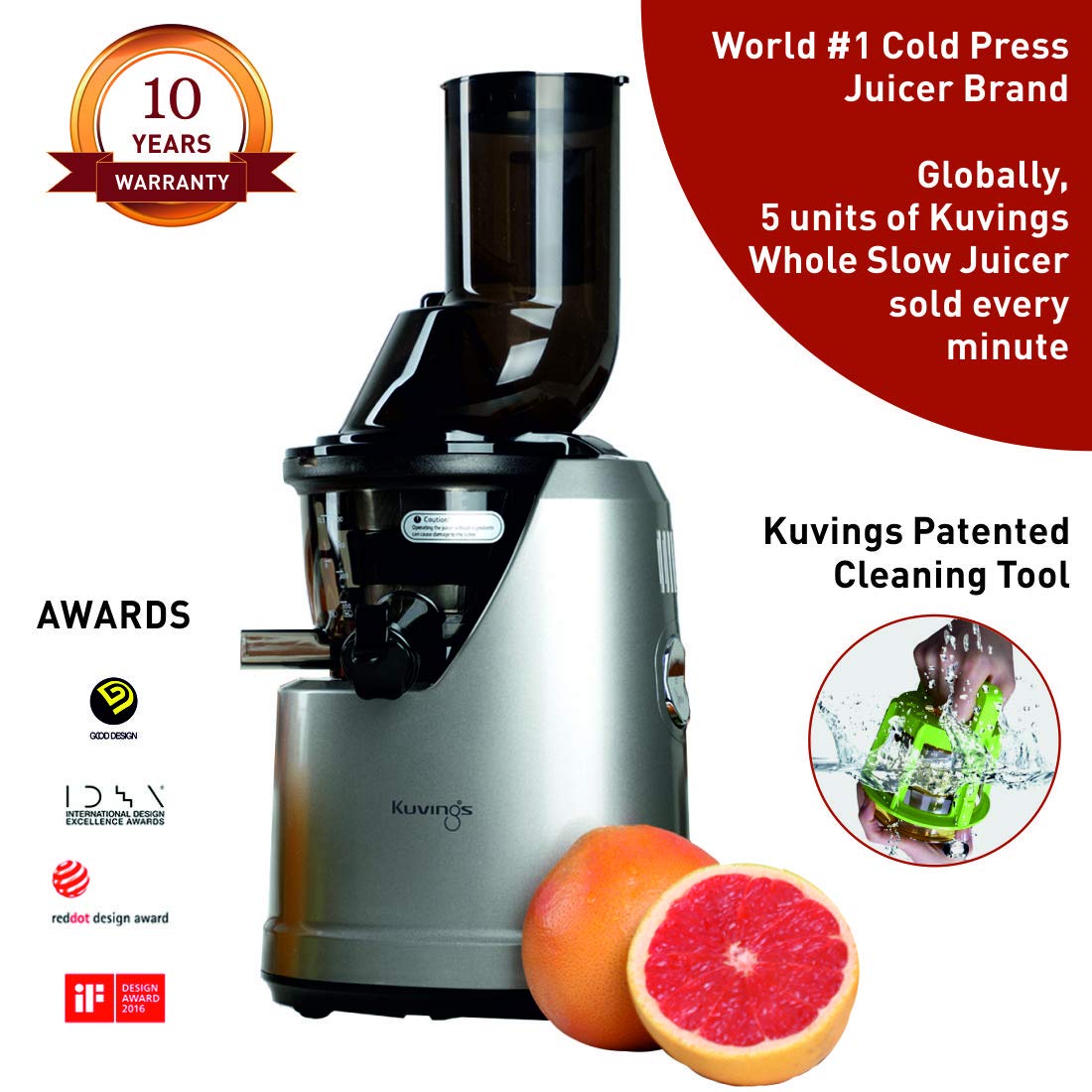 Kuvings Professional Cold Press Whole Slow Juicer B1700