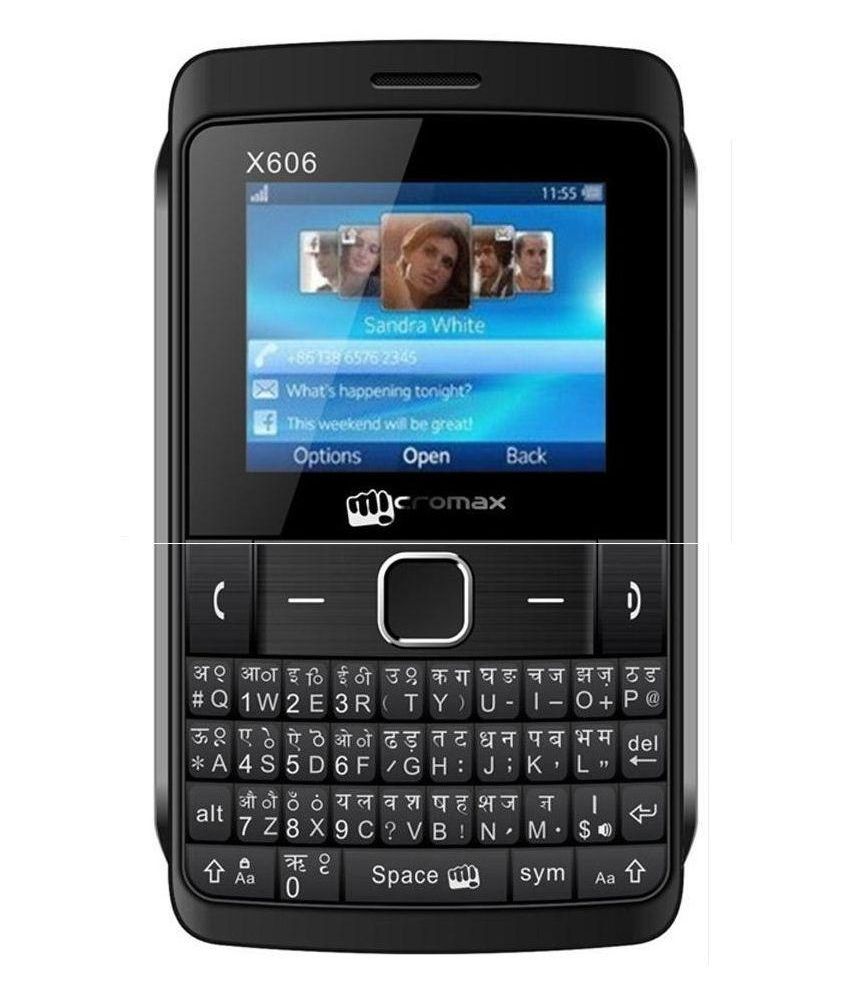 Micromax X606 QWERTY Mobile Phone