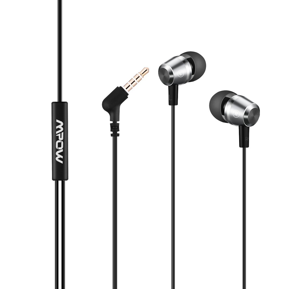 Mpow Earphones Headset for Music Running Travel with In-line Mic, Volume Control