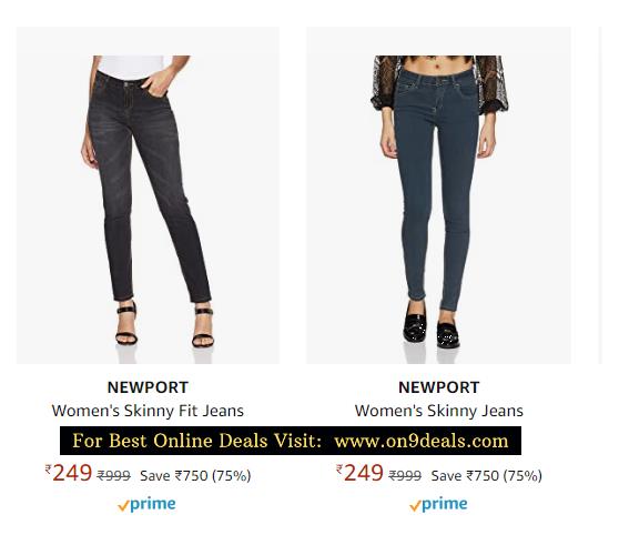 Newport Womens's Slim Fit Jeans Starting From Rs.249
