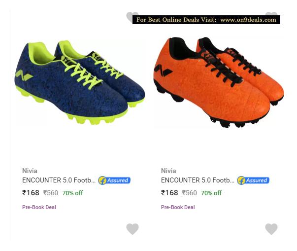 Nivia Sports Shoes 70% Discount From Rs.168