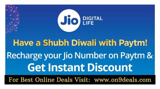 Paytm Rs.44 Discount On Recharge Rs.444 & Rs.50 Discount On Rs.555 Jio Recharge