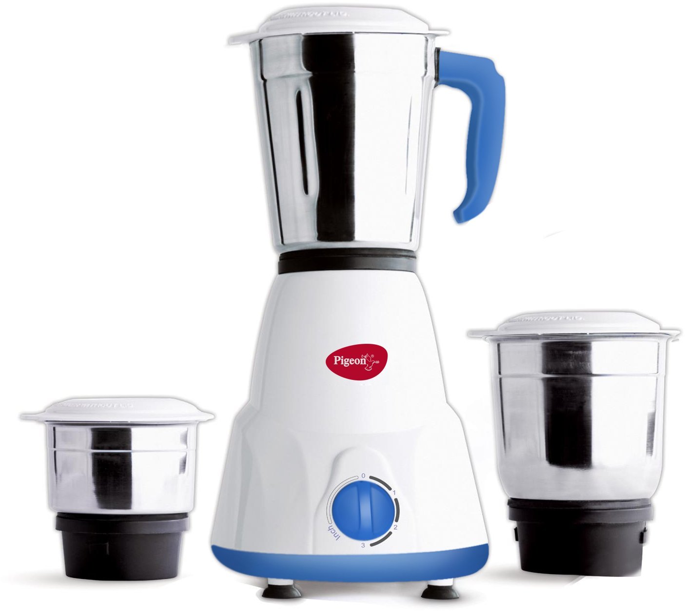 Pigeon Gusto 550-Watt Mixer Grinder with 3 Jars