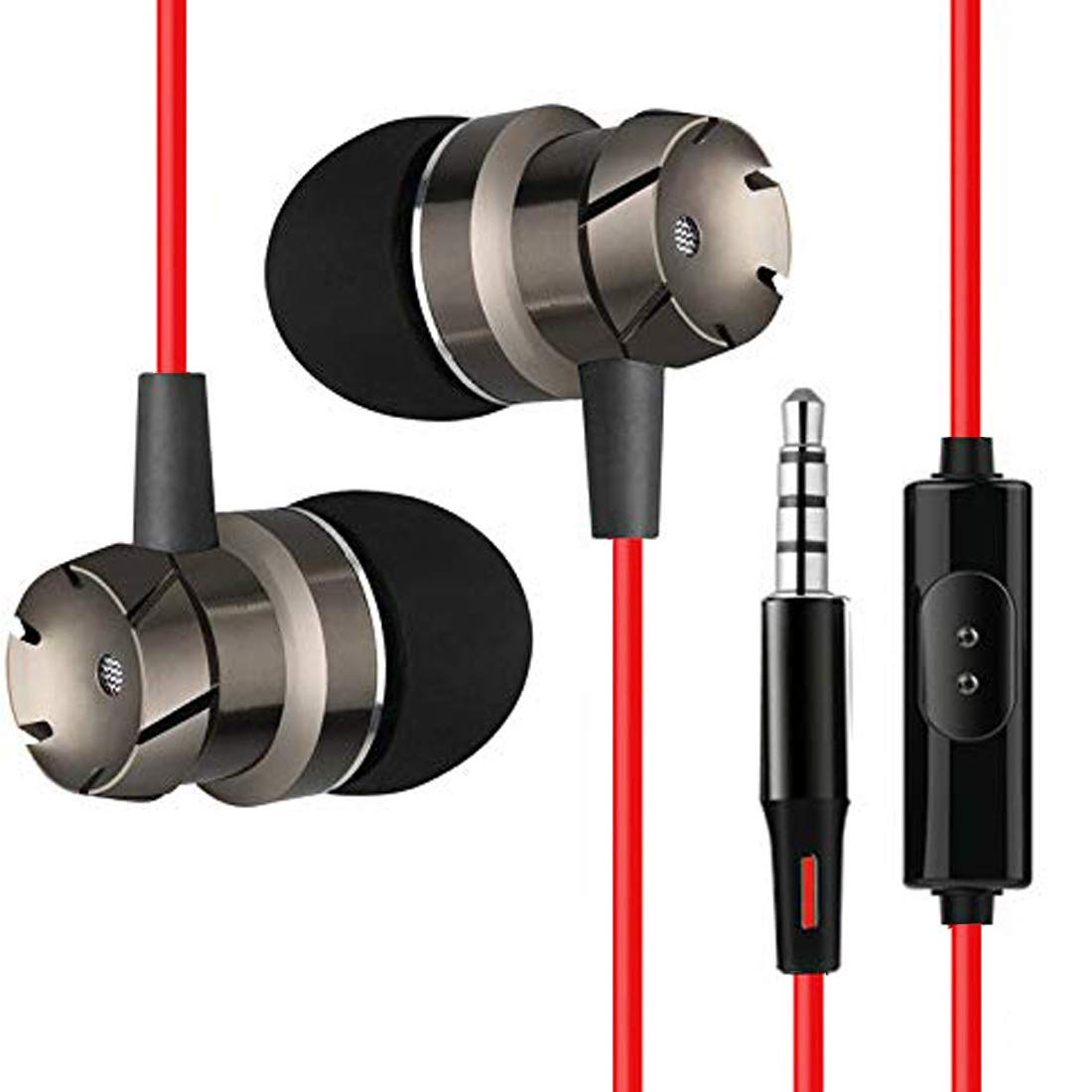 PTron HBE6 Headphone Metal Earphone in-Ear Wired Headset with Mic 6 Months Warranty