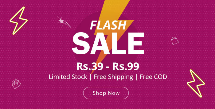 Shopclues - Month End Flash Sale Products Under Rs.99 + FreeShipping