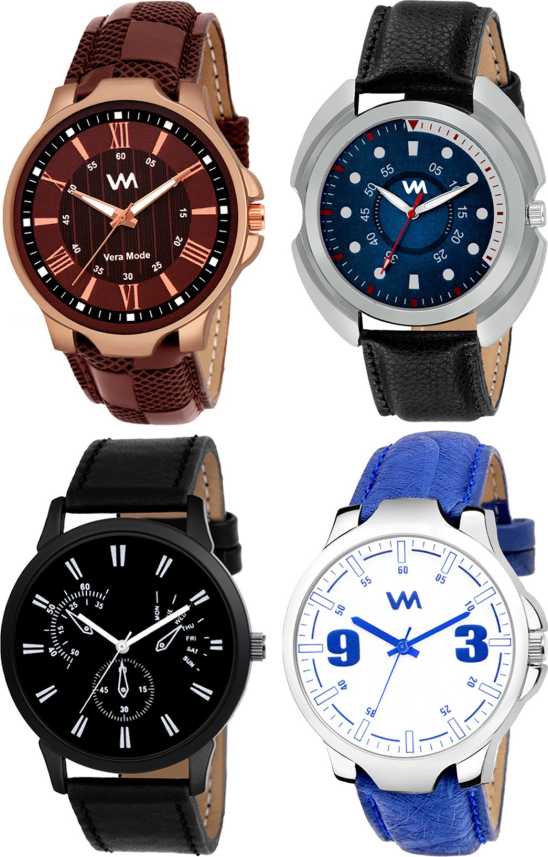 Vera Mode 4 Fast Style Analog Watches - For Men