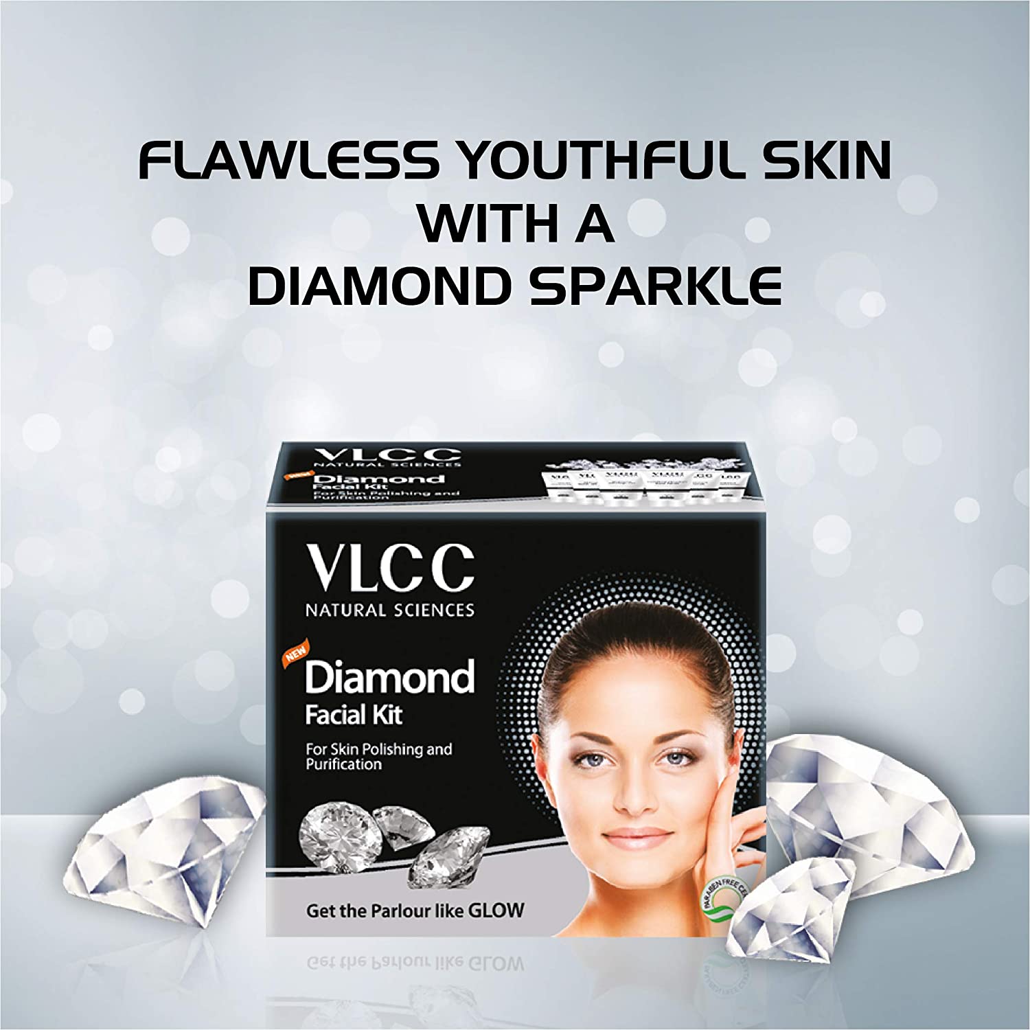 VLCC Diamond Facial Kit, 50g+10ml