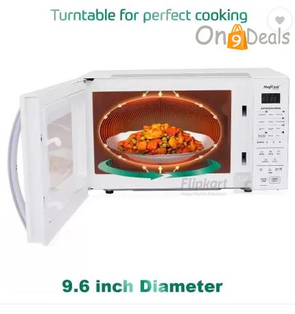 20 L Microwave Oven - MagiCook 20 GW By Whirlpool Free 40 Pc Microwave Safe Set worth Rs.2999