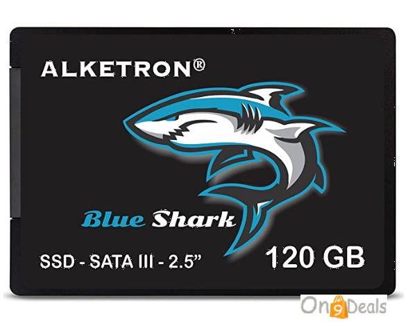 Alketron - Blue Shark 3D NAND High Speed 120 GB SSD With 3 Years Warranty