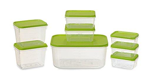 All Time Plastics Polka Container Set, Set of 8