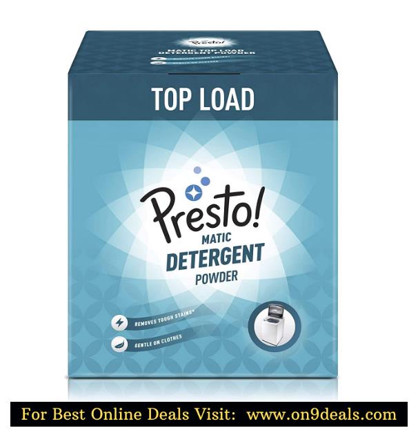 Amazon Brand - Presto Matic Top Load Detergent Powder - 3 kg