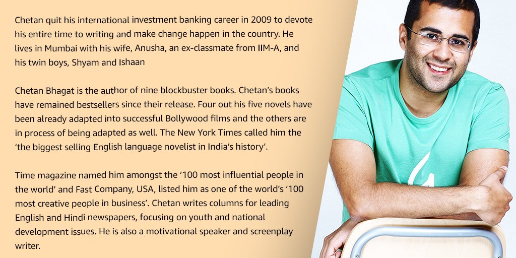 Amazon - Chetan Bhagat Books Free For Kindle & Only Rs.49 For Paperback
