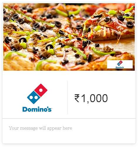 Dominos Instant Voucher 25% Off  