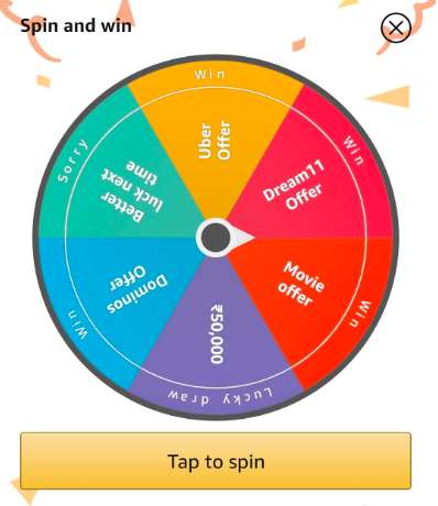 Amazon - Goodnewzz Movie Exclusive Spin and Win More Offers