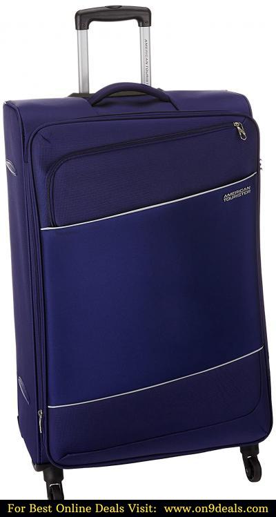 American Tourister Timor Polyester 78 cms Blue Softsided Check-in Luggage