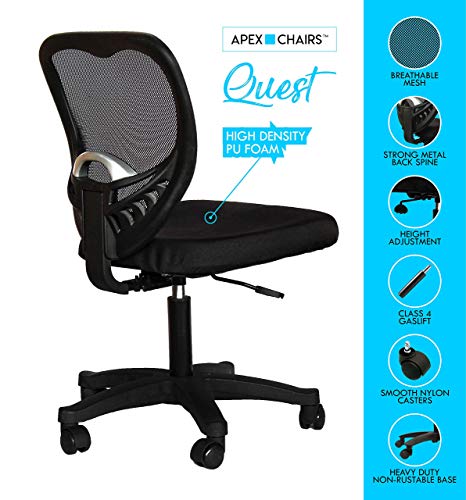 Apex Chairs Quest Medium Back revolving Office Chair