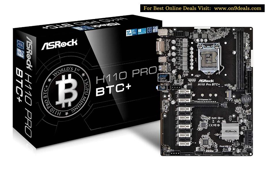 ASRock H110 PRO BTC + Motherboard for Desktop