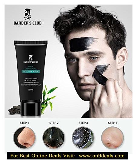 Barber's Club Black Charcoal Peel off Mask - 60 g
