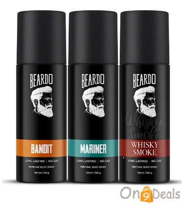 Beardo Iconic Perfume Body Spray Trio