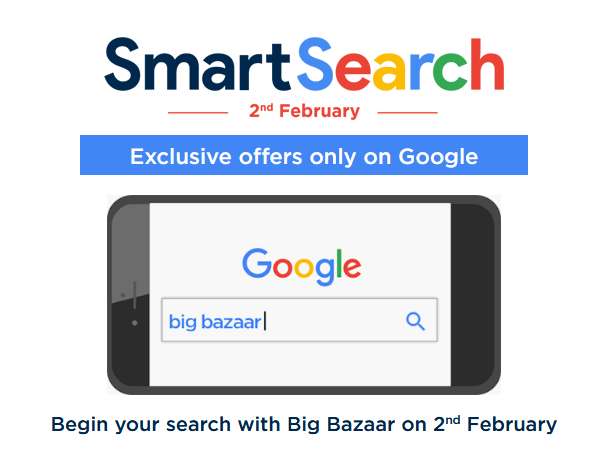 Bigbazaar Smart Search Get Upto Rs.250 Discount Coupon