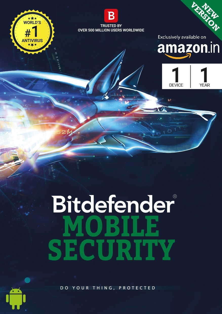 BitDefender Mobile Security Latest Version- 1 Device - 1 Year (Voucher)