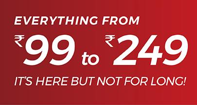 Brandfactory - Everything At Rs 99 To Rs 249