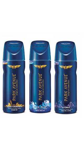 Buy 2 Get 1 Free Park Avenue Men's Classic Deo - Good Morning, Cool Blue and Storm