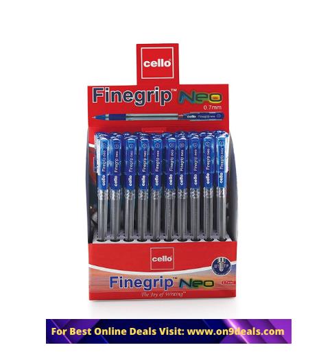 Cello Finegrip Neo Ballpen - Pack of 50 (Blue)
