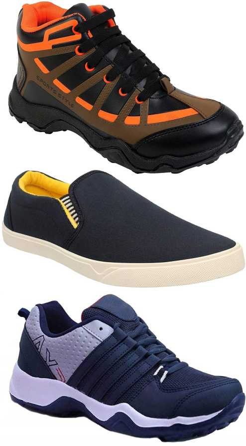 Chevit Men's Combo Pack Casual Shoes From Rs.373