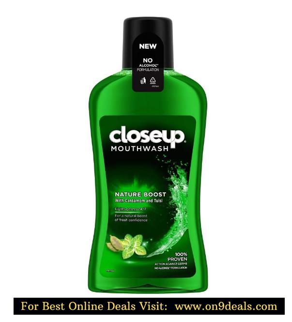 Closeup Nature Boost Mouthwash - 500 ml