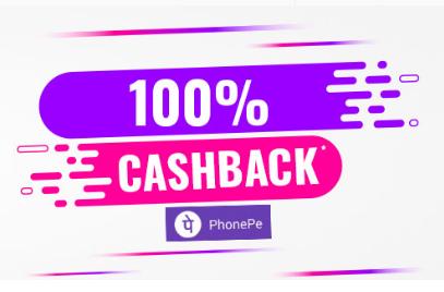 100% Cashback Upto Rs.100 on five food orders on Apps of PhonePe