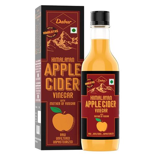 Dabur Himalayan Apple Cider Vinegar with Mother of Vinegar Raw Unfiltered Unpasteurized - 500 ml