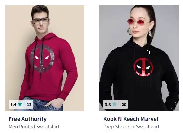 Deadpool Tshirts And Deadpool Sweatshirt