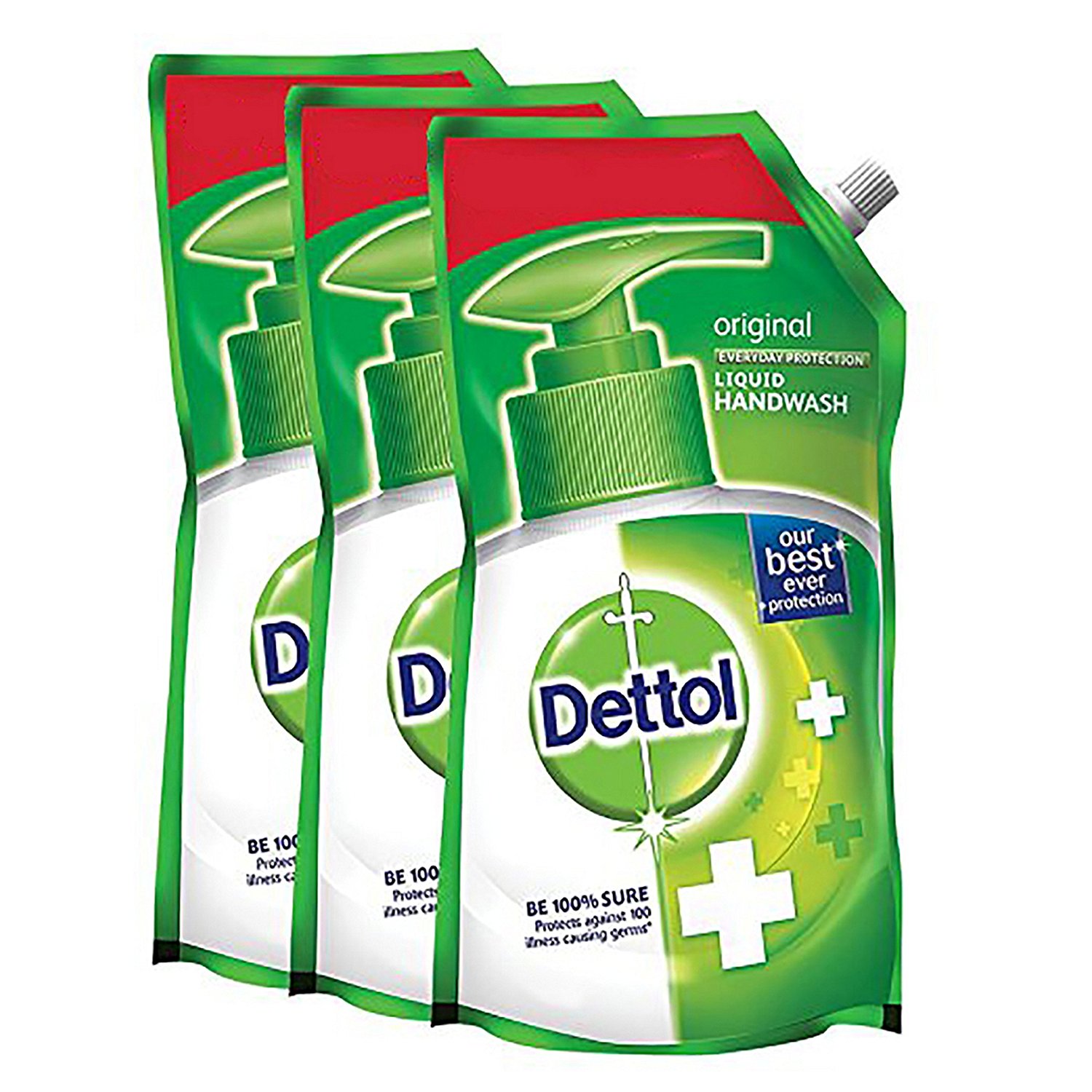 Dettol Original Liquid Soap Refill - 750 ml (Pack of 3)