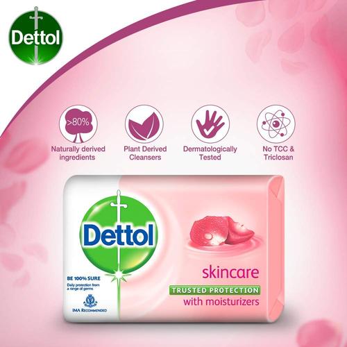 Dettol Skincare Soap - 75g (Pack of 6)