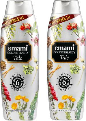 Emami Golden Beauty Moon Drop French Perfume Talc  (800 g)