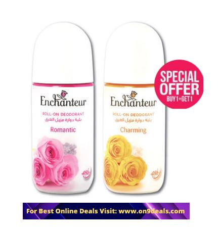 Enchanteur Beauty Products  Clearance Sale Buy 1 Get 1 Free & More Starting From Rs.175