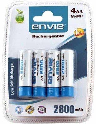 Envie 2800mAh 4pcs Ni-MH Rechargable Battery