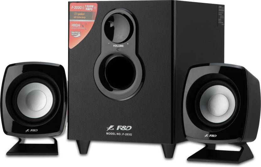 F&D F-203G Laptop/Desktop  2.1 Channel Speaker